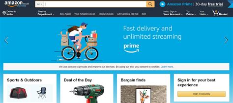 amazon uk online shopping site.